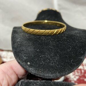 Monet Gold Tone Bangle